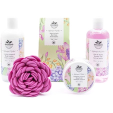 Kosmetický set proutěný košík Pivoňka a Květina