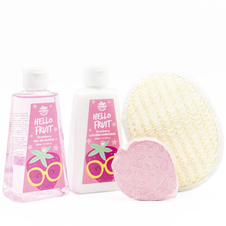 Kosmetický set proutěný koš Jahoda