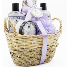 Kosmetický set proutěný košík Levandule