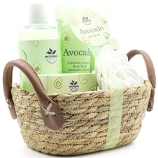 Kosmetický set proutěný košík Avokádo