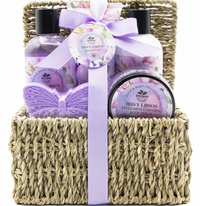 Kosmetický set proutěný košík Levandule