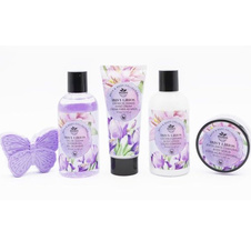 Kosmetický set proutěný košík Levandule