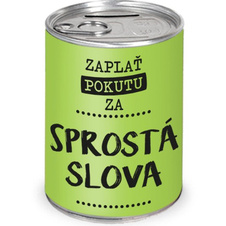 Humorná pokladnička Sprostá slova