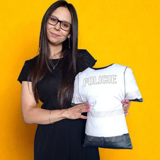 3D polštář Torzo - Policie