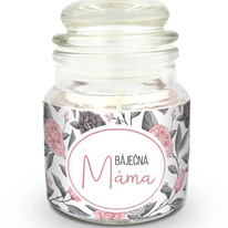 Mini svíčka s potiskem Báječná máma