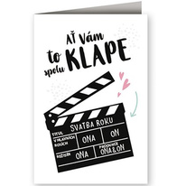 Svatební přání Klapka