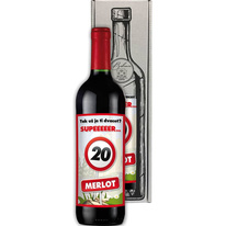 Dárkové víno k 20. narozeninám červené