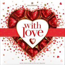 Čokoládová srdíčka 125 g