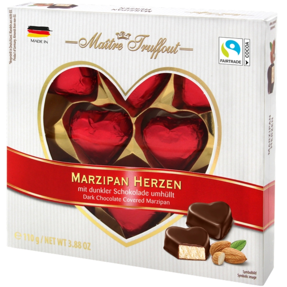 Maitre Truffout Marcipánová srdíčka 110 g