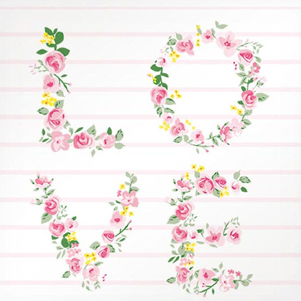 Romantické ubrousky LOVE