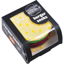 Vtipné ponožky Hamburger