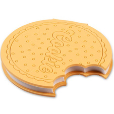 Vtipný notes Nakousnutá sušenka Cookie