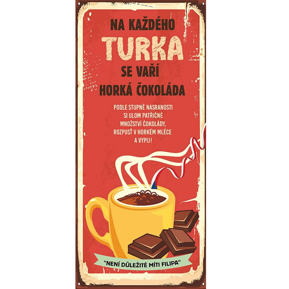 Mléčná čokoláda 100 g – Na každého Turka …