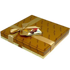 Čokoládové pralinky dárkové balení zlaté 200 g