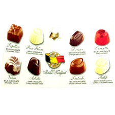 Čokoládové pralinky dárkové balení zlaté 200 g