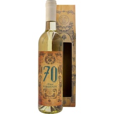 Dárkové bílé víno pro muže k 70. narozeninám