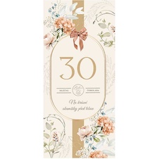 Mléčná čokoláda 100 g pro ženu k 30. narozeninám