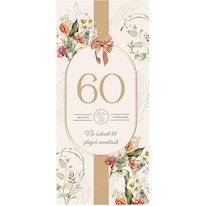 Mléčná čokoláda 100 g pro ženu k 60. narozeninám