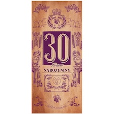 Mléčná čokoláda 100 g pro muže k 30. narozeninám