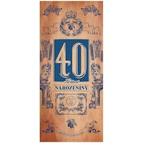 Mléčná čokoláda 100 g pro muže k 40. narozeninám