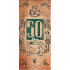 Mléčná čokoláda 100 g pro muže k 50. narozeninám