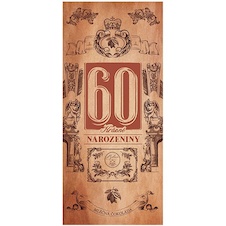 Mléčná čokoláda 100 g pro muže k 60. narozeninám