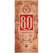 Mléčná čokoláda 100 g pro muže k 80. narozeninám