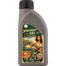 Retro industriální sprchový gel 3v1 – brunetka