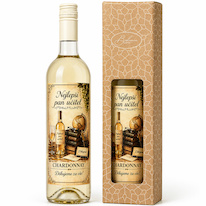 Dárkové bílé víno pro učitele 0,75 l – Chardonnay