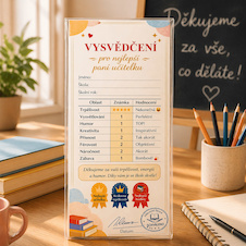 Vysvědčení pro učitelku - mléčná čokoláda 100 g