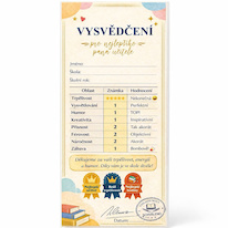 Vysvědčení pro učitele - mléčná čokoláda 100 g