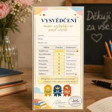 Vysvědčení pro učitele - mléčná čokoláda 100 g