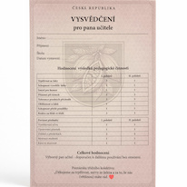 Vysvědčení pro učitele - sada čokolád 6×25 g