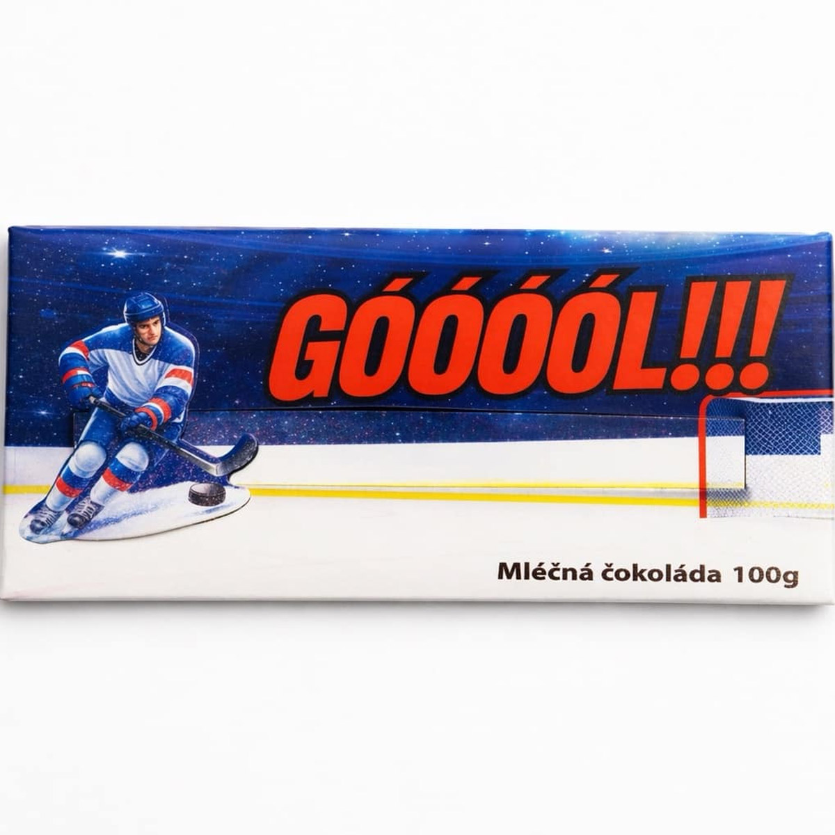 Interaktivní mléčná čokoláda 100 g – Hokej