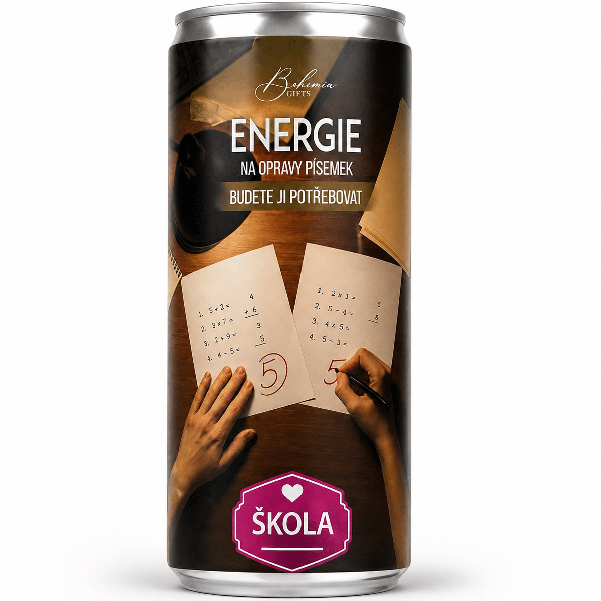 Energetický nápoj - Energie na opravy písemek