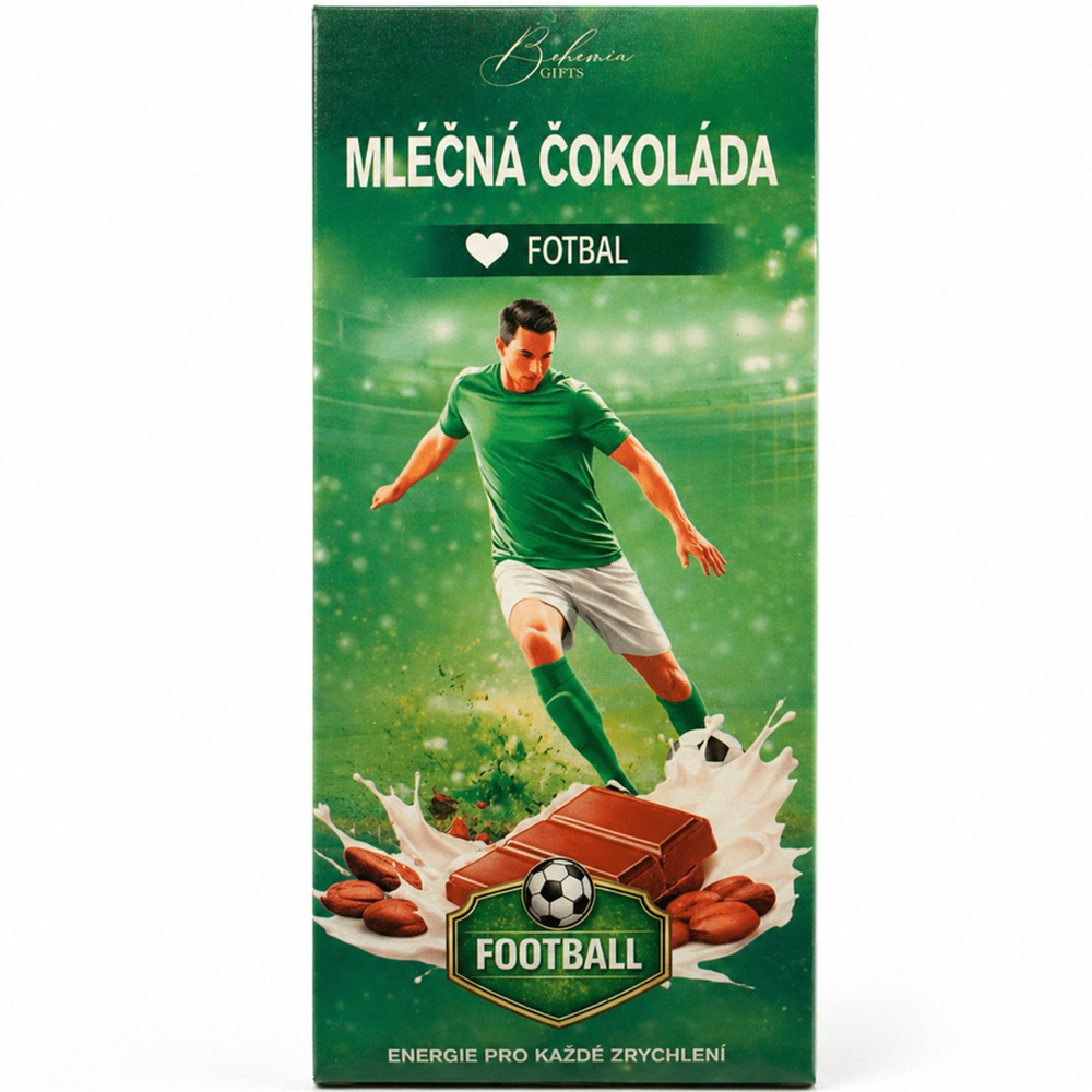 Mléčná čokoláda 100 g – FOTBAL