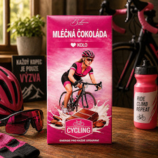 Mléčná čokoláda pro cyklistku 100 g – KOLO