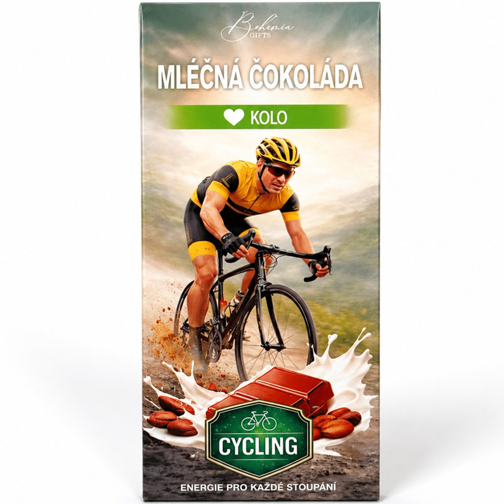 Mléčná čokoláda pro cyklistu 100 g – KOLO