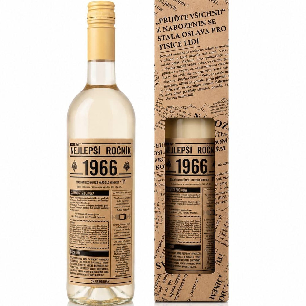 Bílé víno pro rok narození 1966