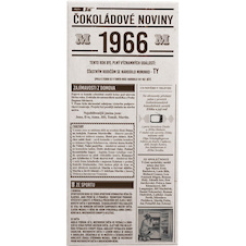Mléčná čokoláda pro rok narození 1966