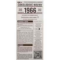 Mléčná čokoláda pro rok narození 1966