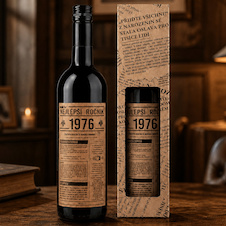 Červené víno pro rok narození 1976