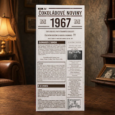 Mléčná čokoláda pro rok narození 1976