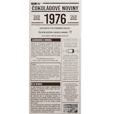 Mléčná čokoláda pro rok narození 1976
