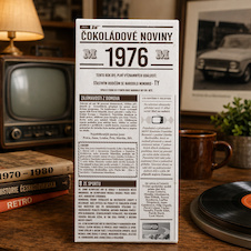 Mléčná čokoláda pro rok narození 1976