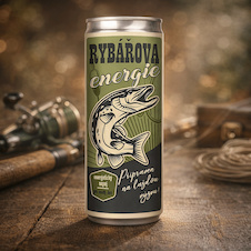 Energetický nápoj 250 ml pro rybáře