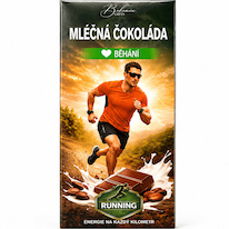 Dárková mléčná čokoláda 100 g BĚHÁNÍ (muž)
