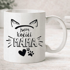 Keramický hrnek v krabičce - Jsem kočičí máma