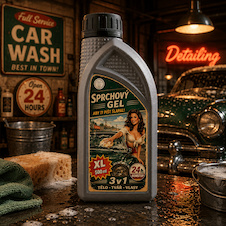 Retro industriální sprchový gel 3v1 – brunetka