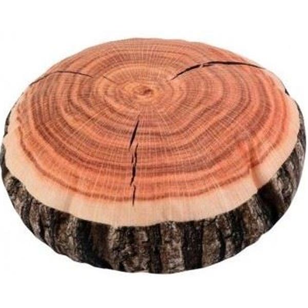 Kulatý polštář - dřevo
